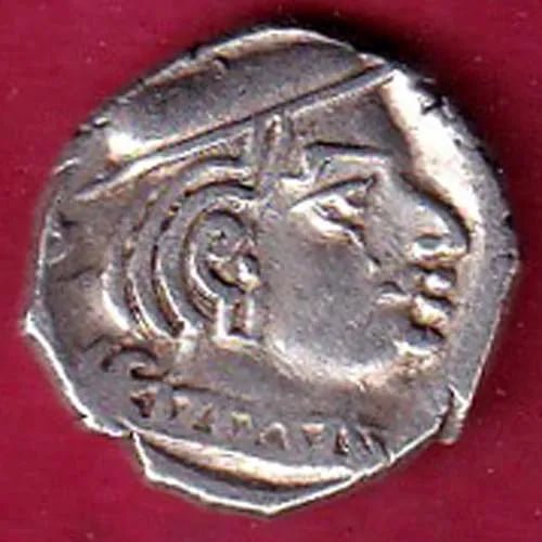 ancient india kshatrap dynasty kings portrait rare silver coin sk 520